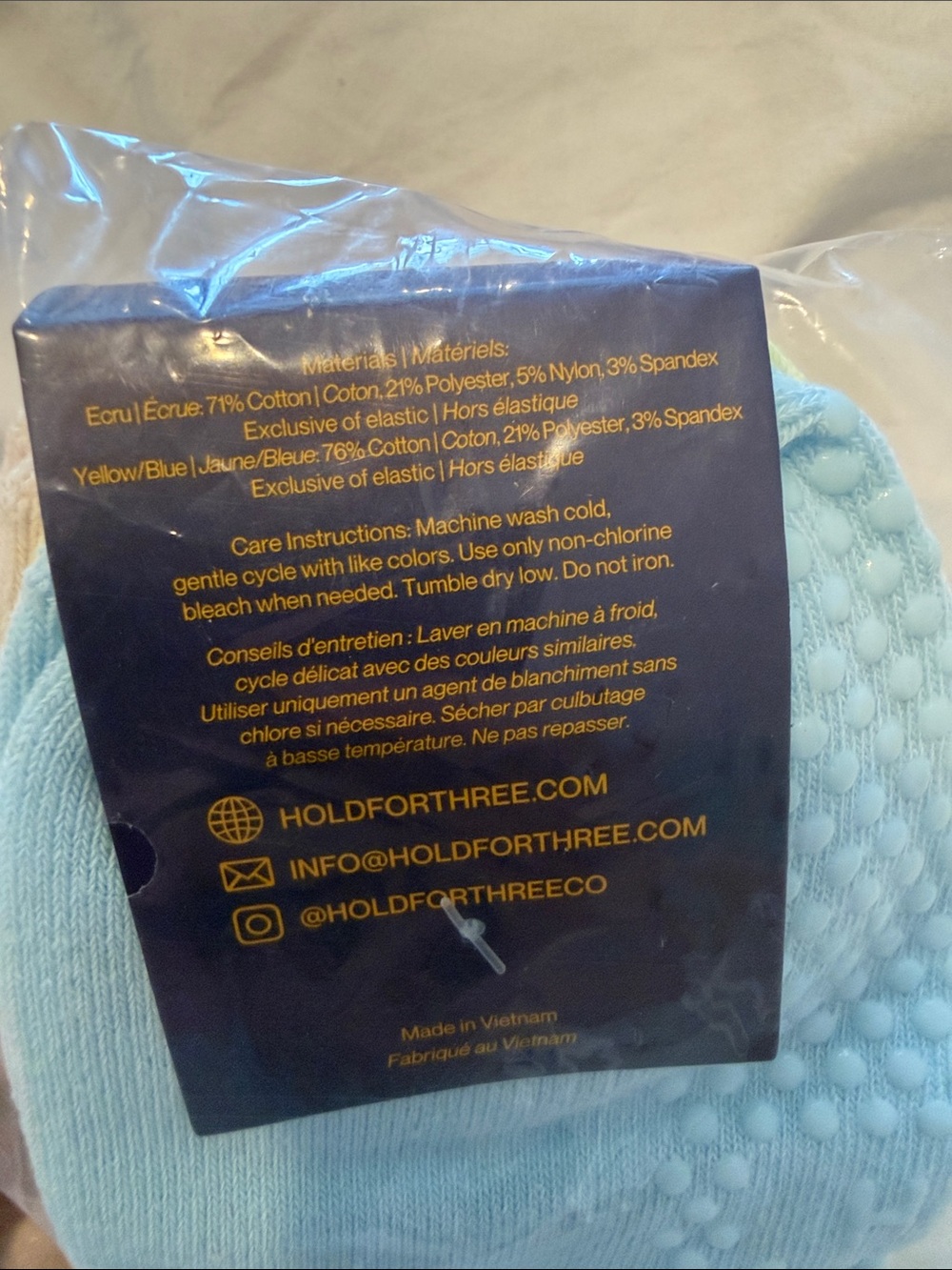 Hold for Three Ruffle Pilates Socks - Picture 4 of 5